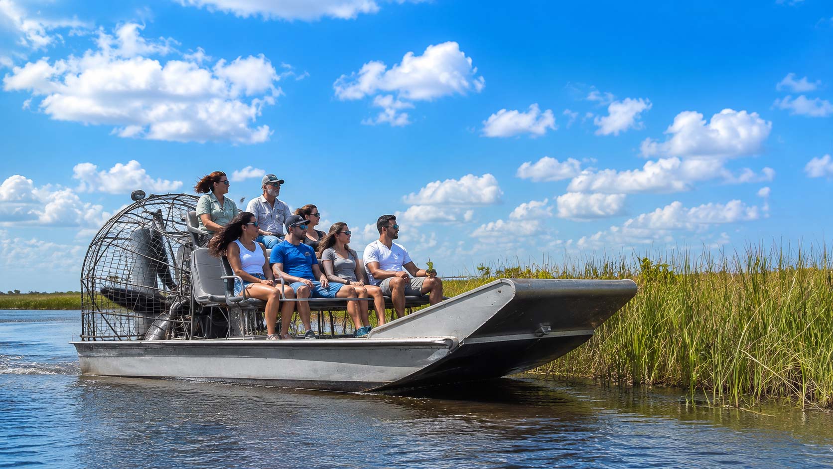 Everglades National Park airboat tour and wildlife show